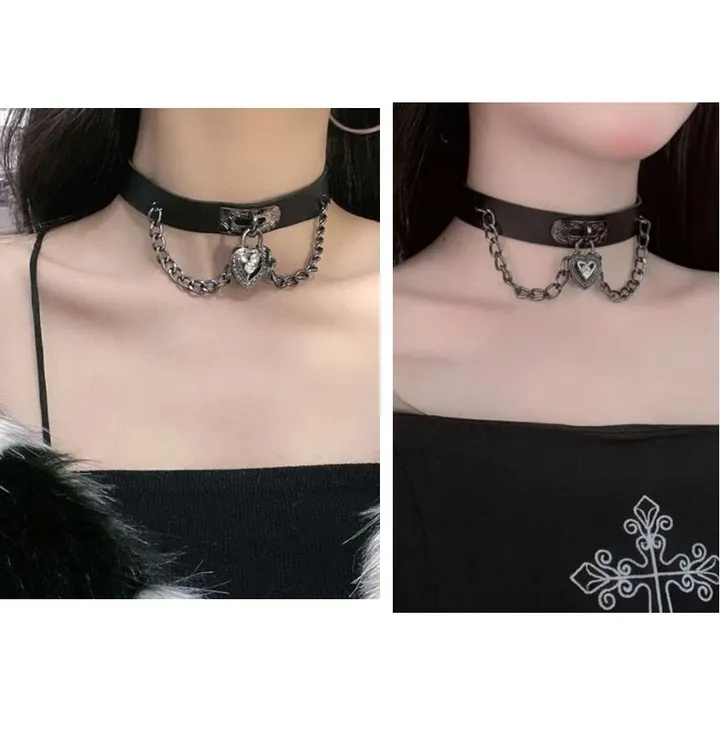주폭 [초커+목줄세트]키치 하트,포켓걸,실버벨 초커 남자친구 이벤트남친선물 이벤트소품 코스프레소품 목줄초커 초커세트 상세 이미지 48