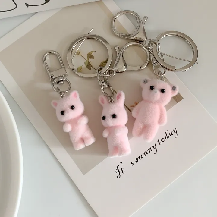 [🐻🐰🐱] 귀여운 아기 토끼 곰돌이 곰 고양이 키링 상세 이미지 16