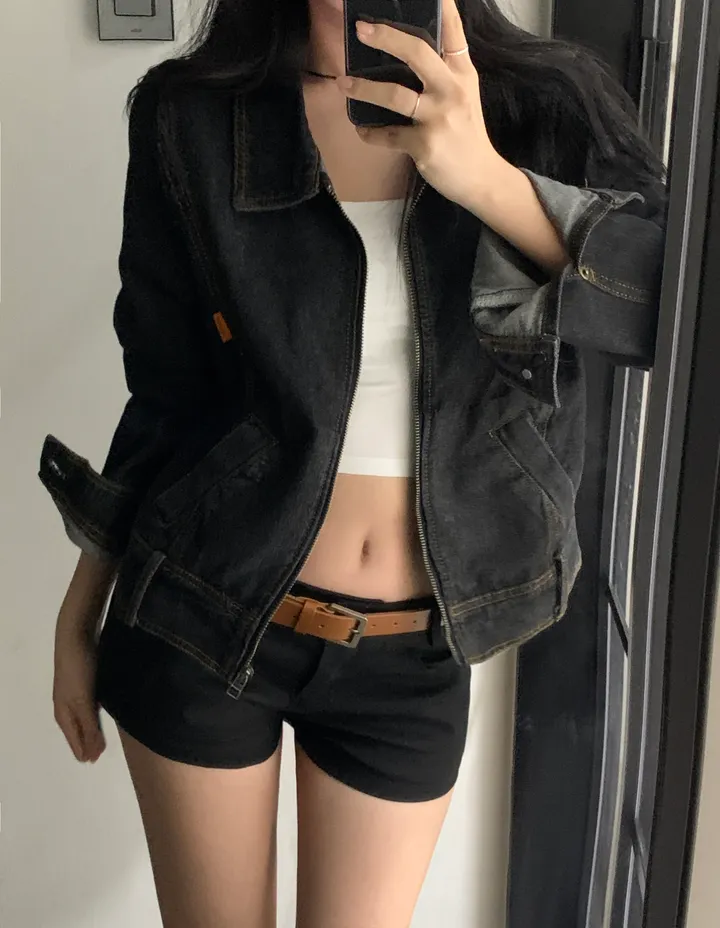 [최저가/*생지*] 정석핏 생지 진청 데님 자켓 상세 이미지 9