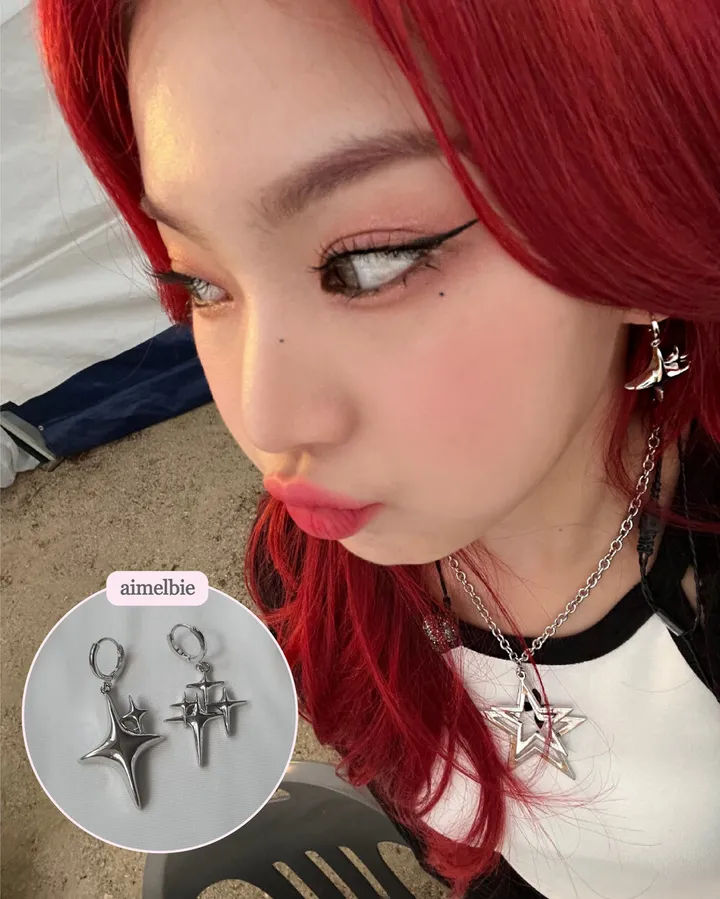 [에스파 카리나 착용/Y2K] Sparkle Sparkle 원터치 귀걸이 상세 이미지 19
