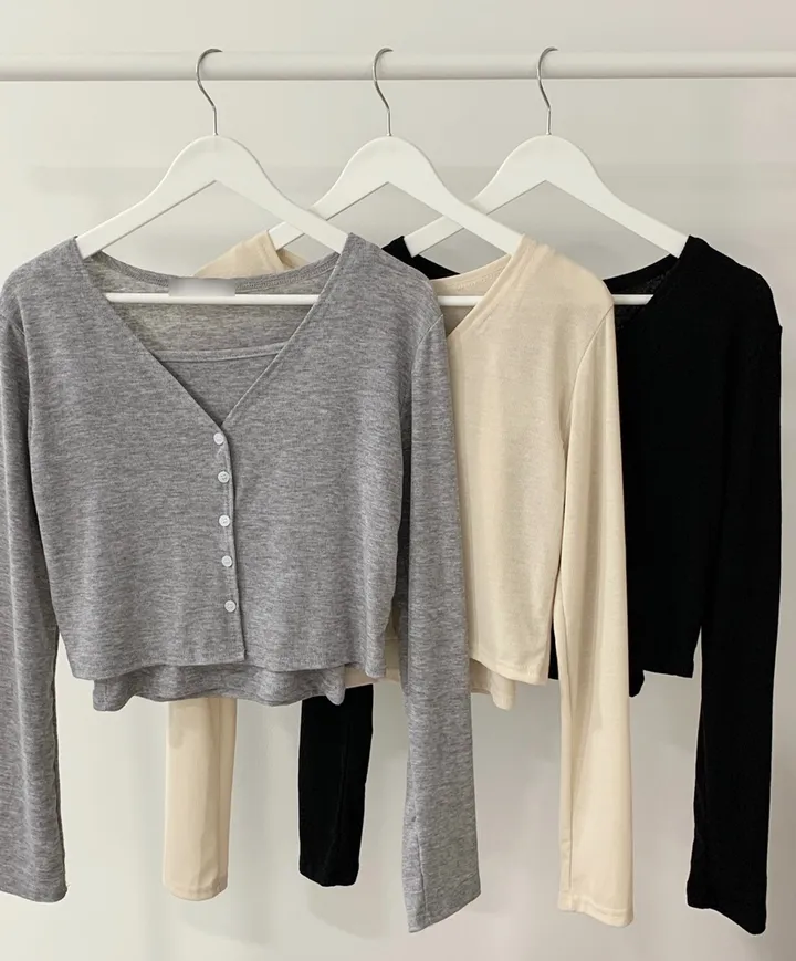 [SET/예뻐요] 여리 가디건 나시 세트(3color) 상세 이미지 19
