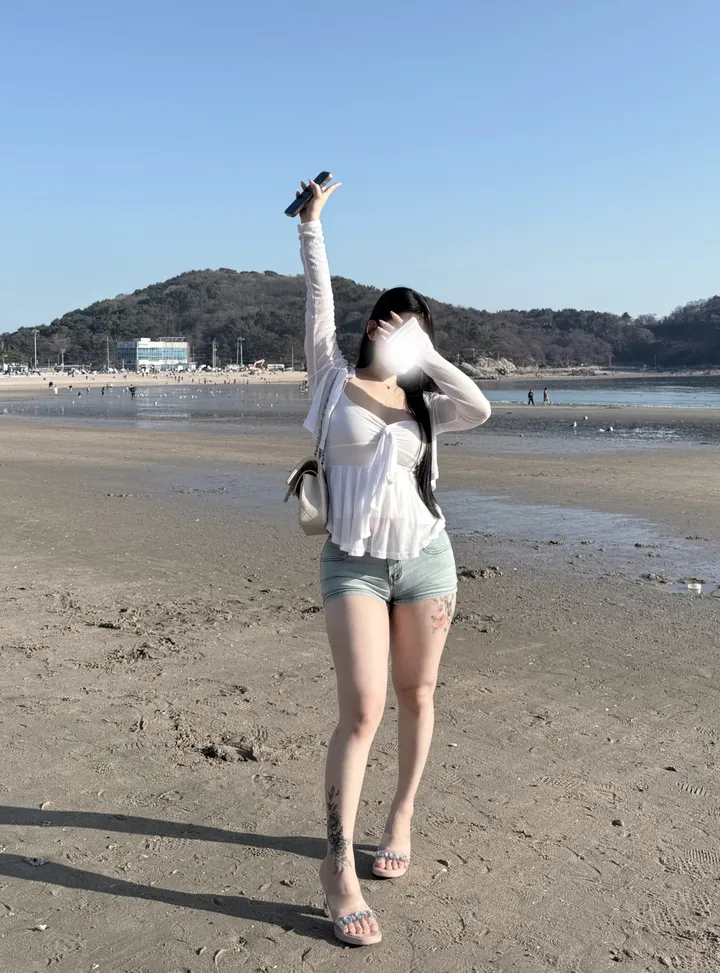 *청순치트키템* 썸머 리본 플레어 프릴나시 가디건세트 1color/ 여름가디건 나시가디건세트 시스루가디건 가디건나시셋업 살안타템 상세 이미지 10