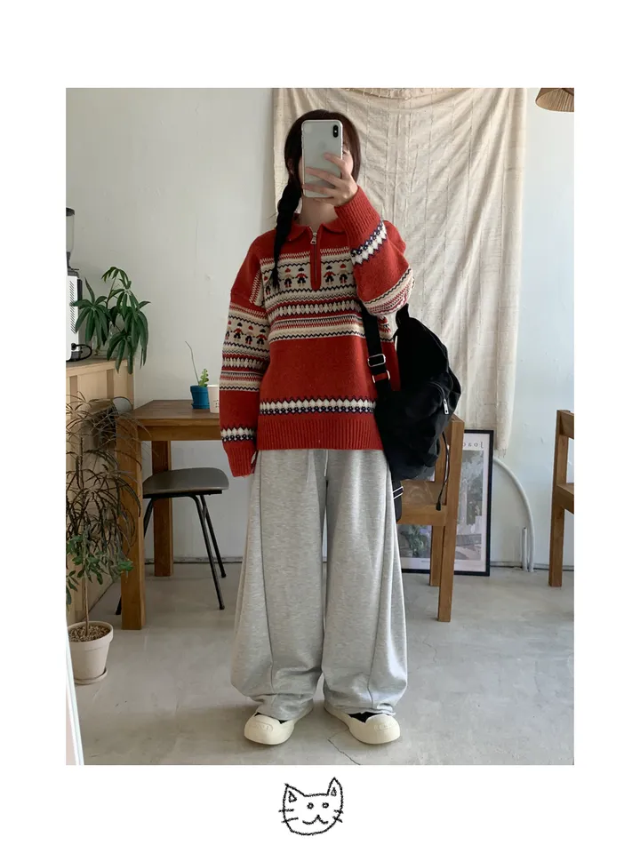 (숏,롱기장)후루 옆트임 와이드팬츠 상세 이미지 11