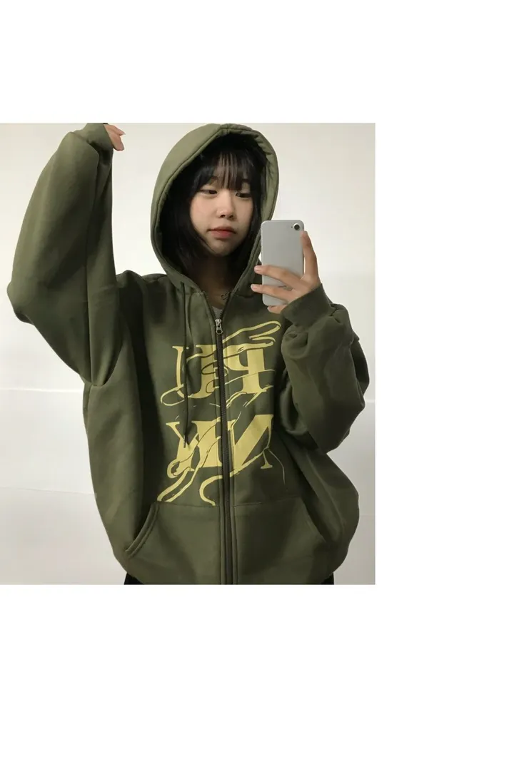 (기모선택/국내)Punk Two way Hooded zip-up - 3color 상세 이미지 1