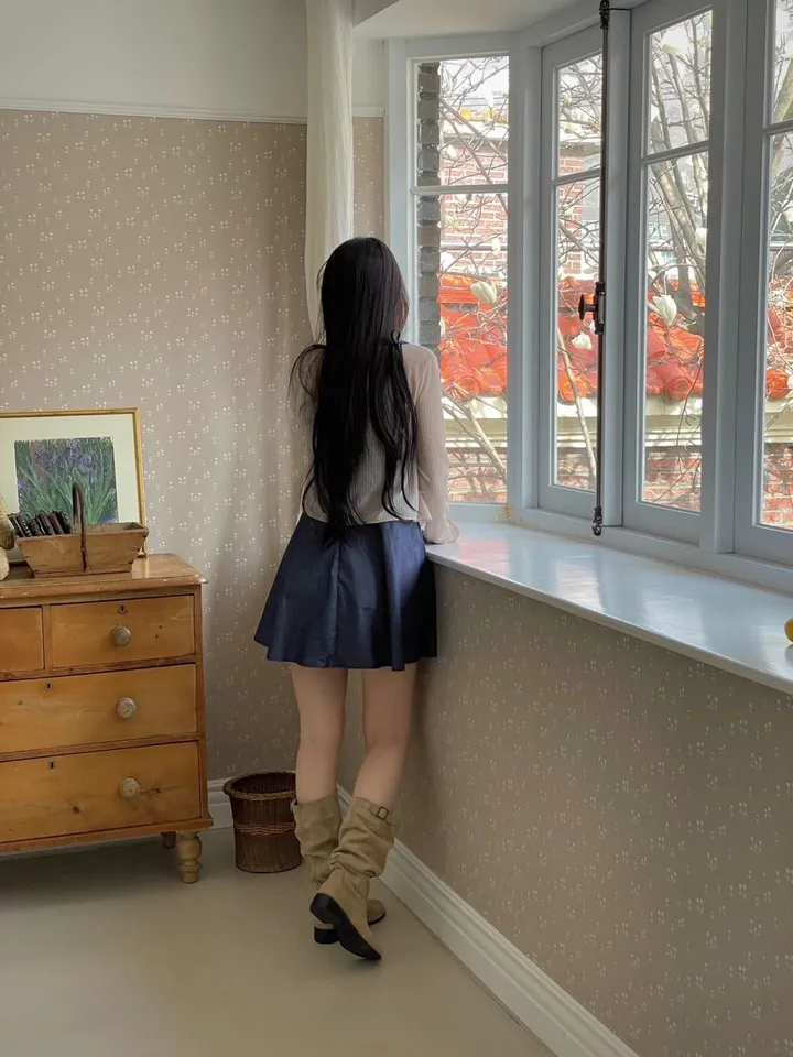 6color 루니 여리핏 리본 시스루 롱슬리브 가디건 상세 이미지 72