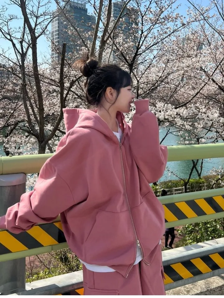 🌼당일출고🌼💗2000장 돌파💗[고퀄 핏대박/7Color/신상] 빅사이즈 투웨이 후드집업 카고 버뮤다 팬츠 트레이닝 세트 커플룩 시밀러룩 오버핏 꾸안꾸 트레이닝복 상세 이미지 40