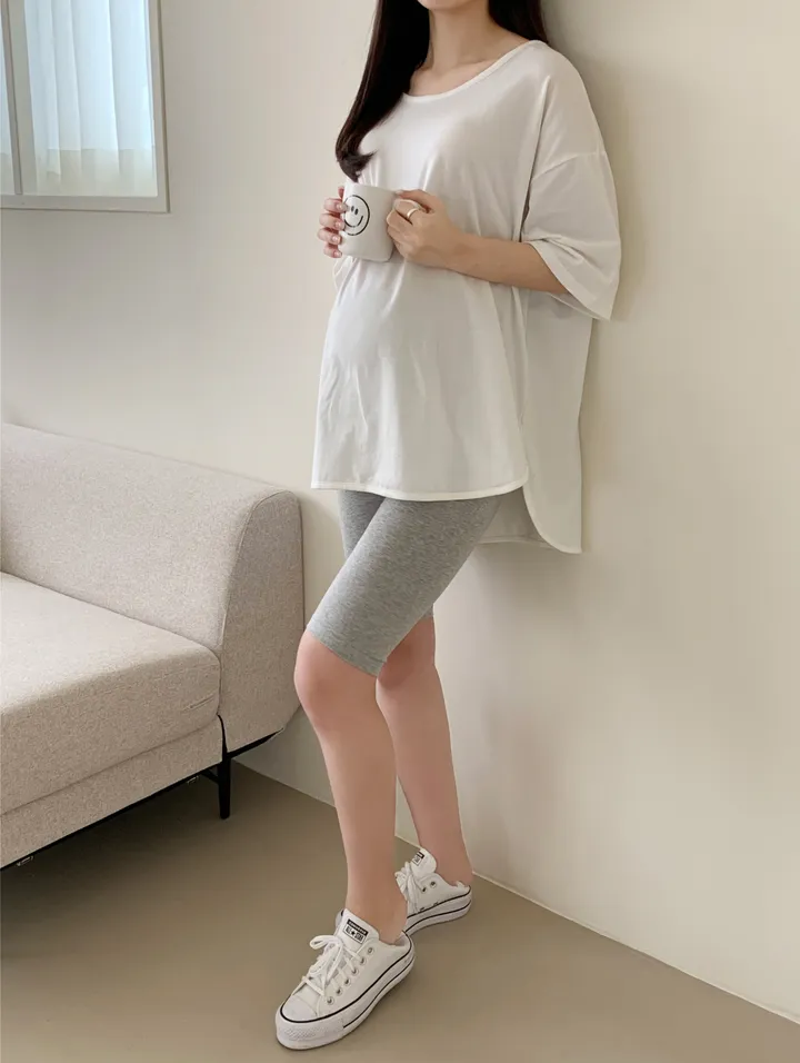 국내제작 5부 임산부레깅스 면 40수 상세 이미지 38
