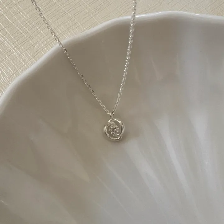 [silver925] 레인 큐빅 목걸이 (2color) 상세 이미지 16