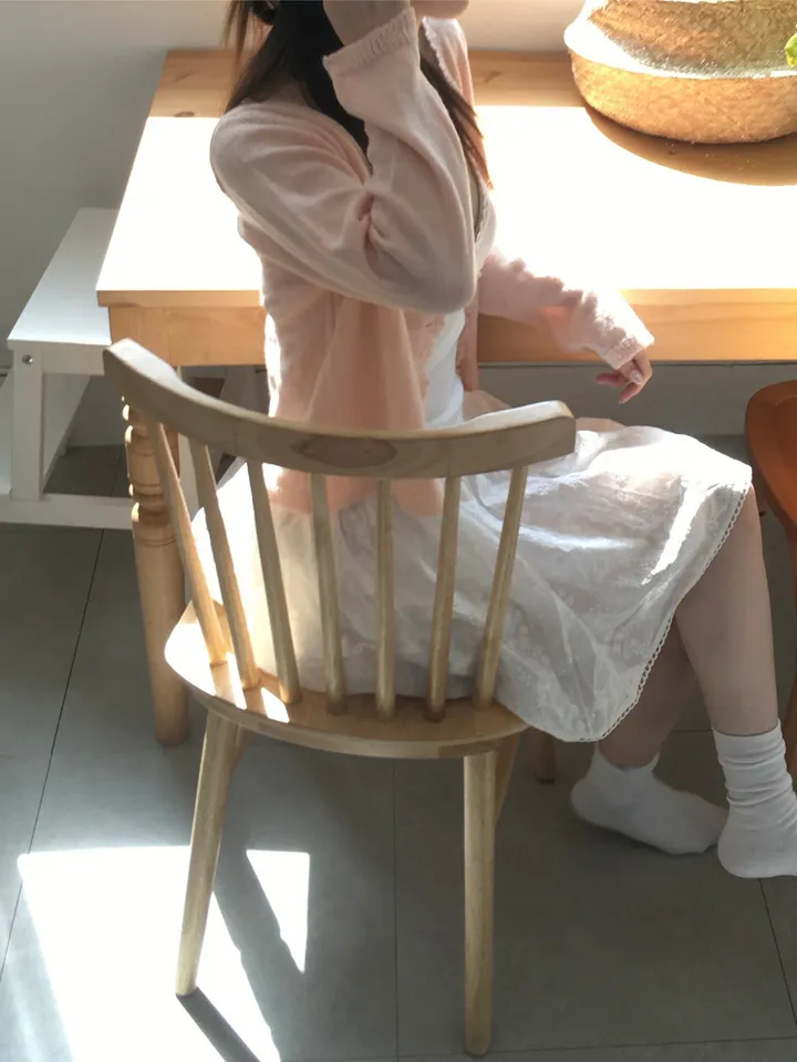 [봄신상💐](5colors/파스텔색감🌈🖍️) 레이어드 펀칭 라운드넥 니트 봄 가디건 cd 상세 이미지 93