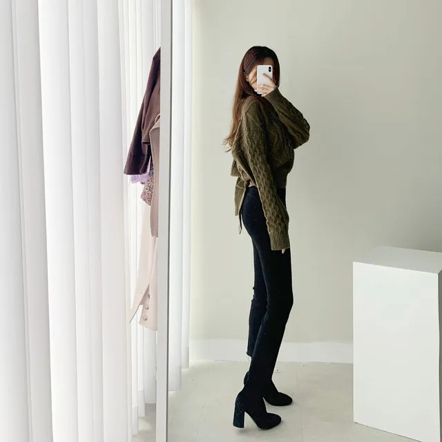[빠른배송/1만장돌파] 스판굿 반하이 8부 일자 팬츠 면바지 화이트 블랙 베이지 상세 이미지 23