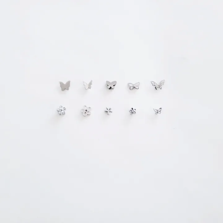 써지컬스틸 나비 꽃 🦋🌼 미니피어싱 써지컬피어싱 데일리피어싱 봄 피어싱 모음 ➰ 두개이상 할인 상세 이미지 15