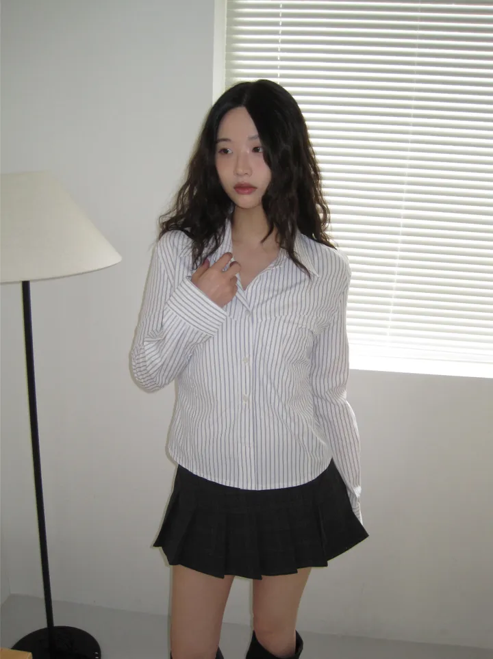 미니 스커트 모델 착용 이미지-S1L20