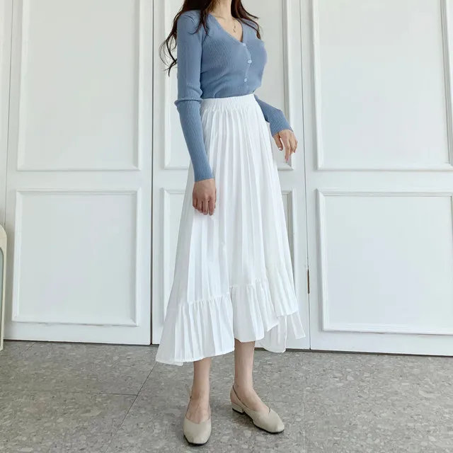 [묶음할인] 소프트 촉감 브이넥 글램핏 골지 가디건 ﻿아이보리 베이지 블랙 연두 소라 핑크 연보라 와인 카키 겨자 에메랄드 개강룩 새내기룩 봄 벚꽃룩 꽃놀이룩 개강여신 상세 이미지 78