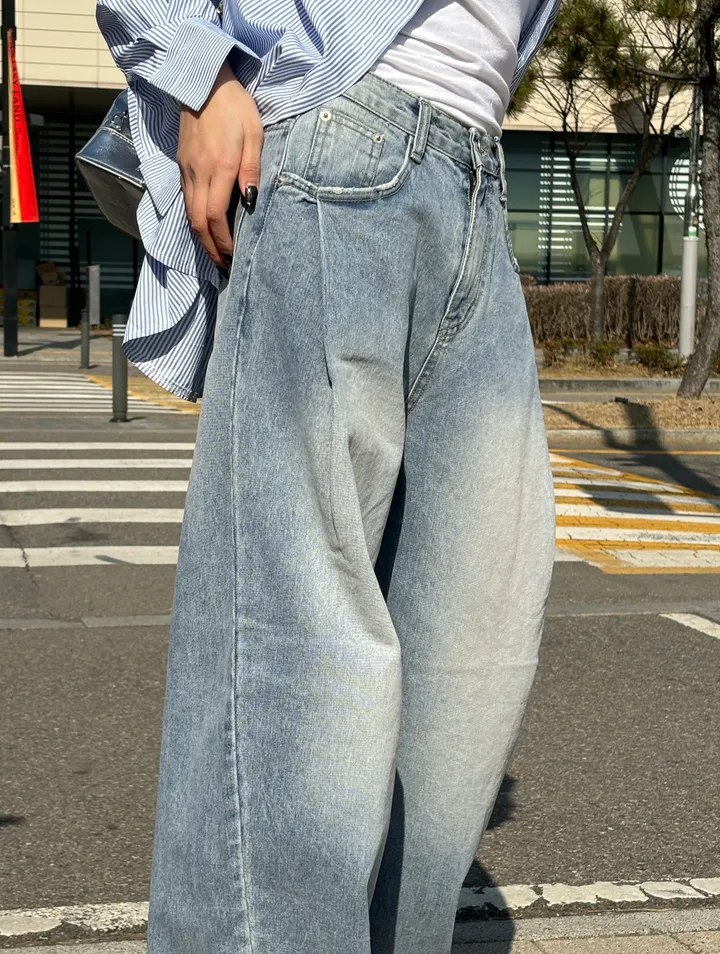 데일리 마린 핀턱 벌룬 와이드팬츠 상세 이미지 20