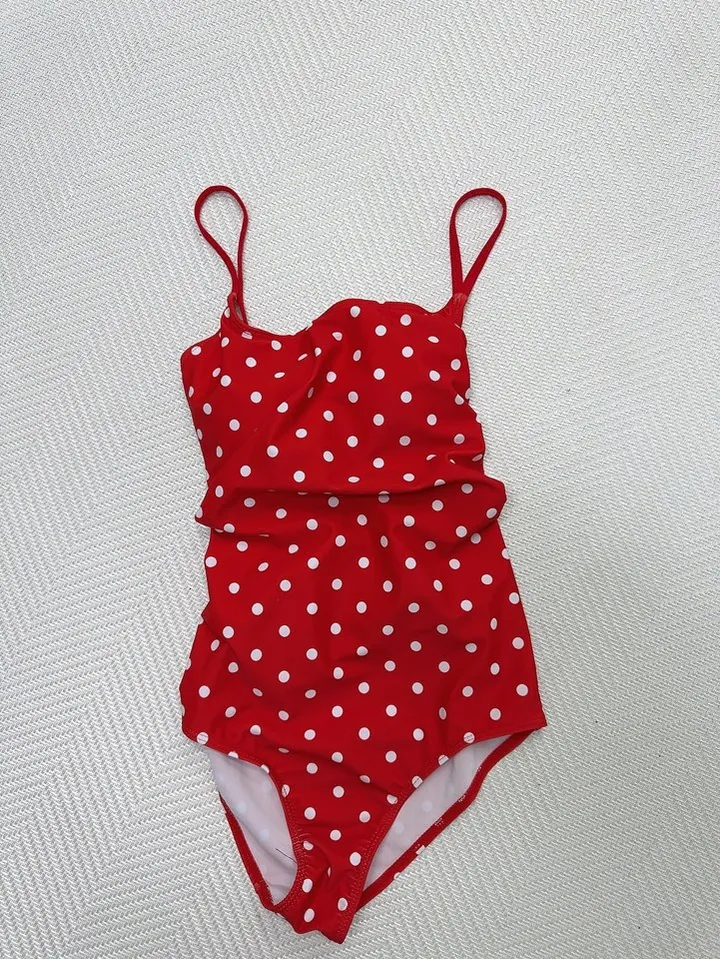 도트모노키니 땡땡이 수영복 여름비키니 비치웨어 워터밤 상세 이미지 2