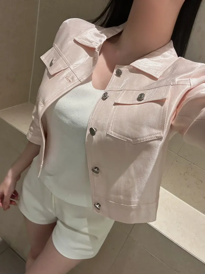 [ 선주문할인 ] 렉스 카라 글로시 펄 자켓 (3color) / 하이퀄리티 / ss 봄 & 썸머자켓 상세 이미지 12