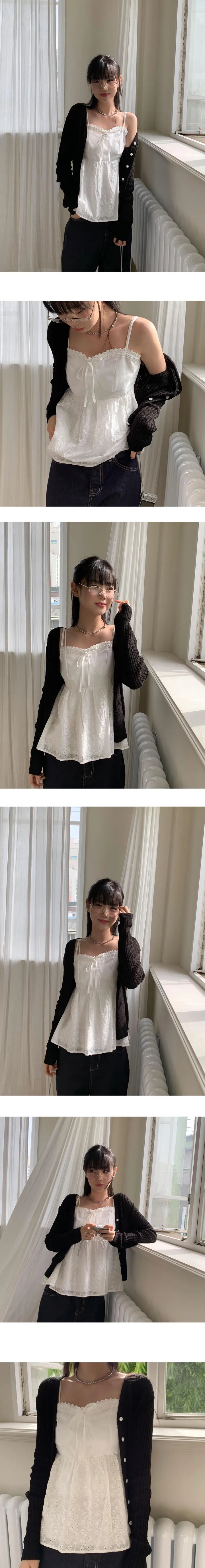[모델추천/핏보장/데일리🌸] 파우더 여름 부클 데일리 골지 가디건 - 5color 상세 이미지 17