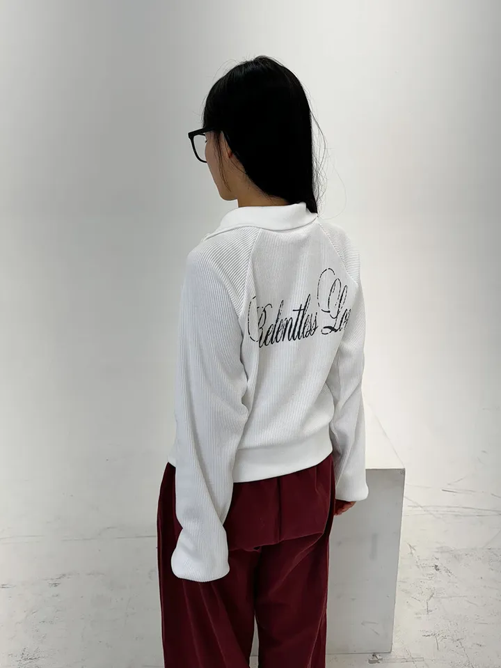 [말라핏/허리잘록] 세인트 골지 투웨이 집업 - 3color 상세 이미지 11