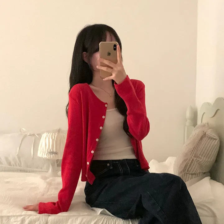 로로 펀칭 가디건 (8color) 상세 이미지 102
