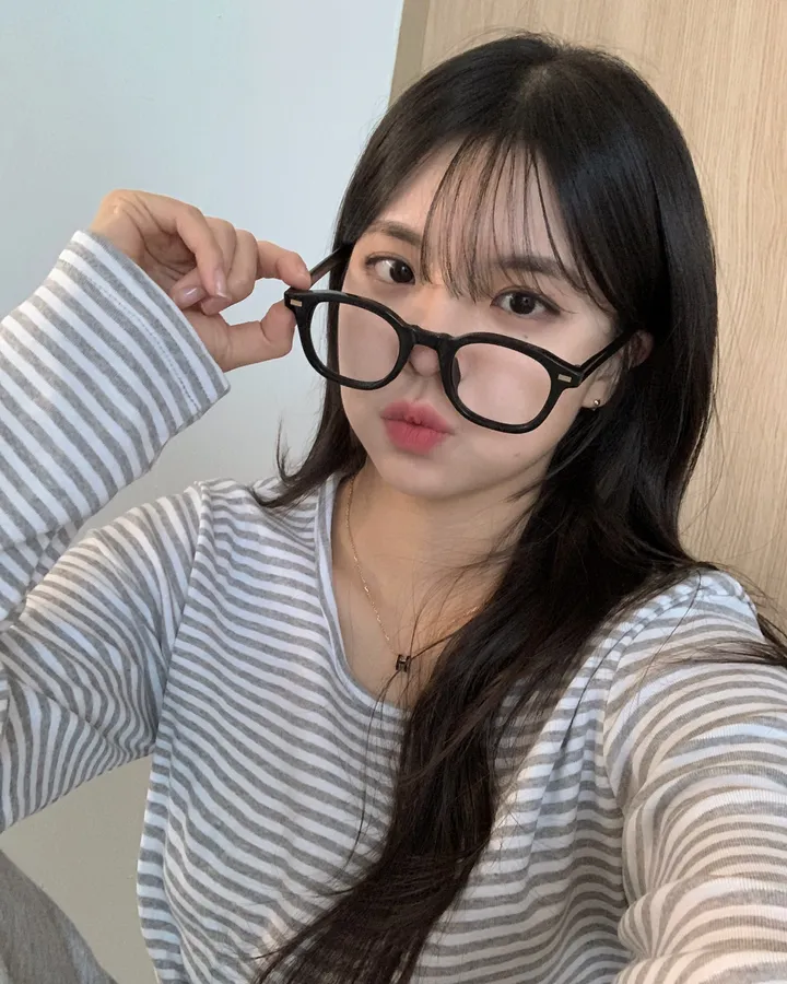 [날씬핏🦊/매일매일] 블리스 라운드넥 단가라 긴팔티셔츠 -4color 상세 이미지 10