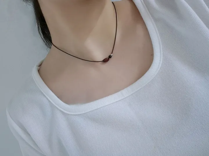 호안석 심플 목걸이 상세 이미지 9