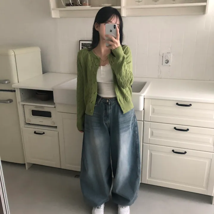 [NEW봄신상✨]데일리 라운드넥 베이직 기본 꽈배기 가디건 긴팔 9color 상세 이미지 42