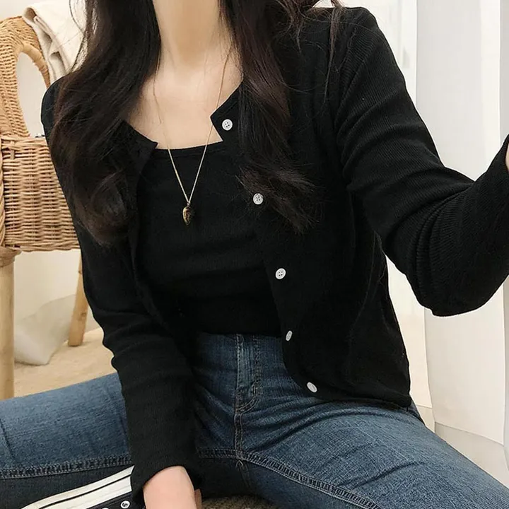 [당일출고/나시세트] 여리핏 골지 나시 가디건set 5color 상세 이미지 2