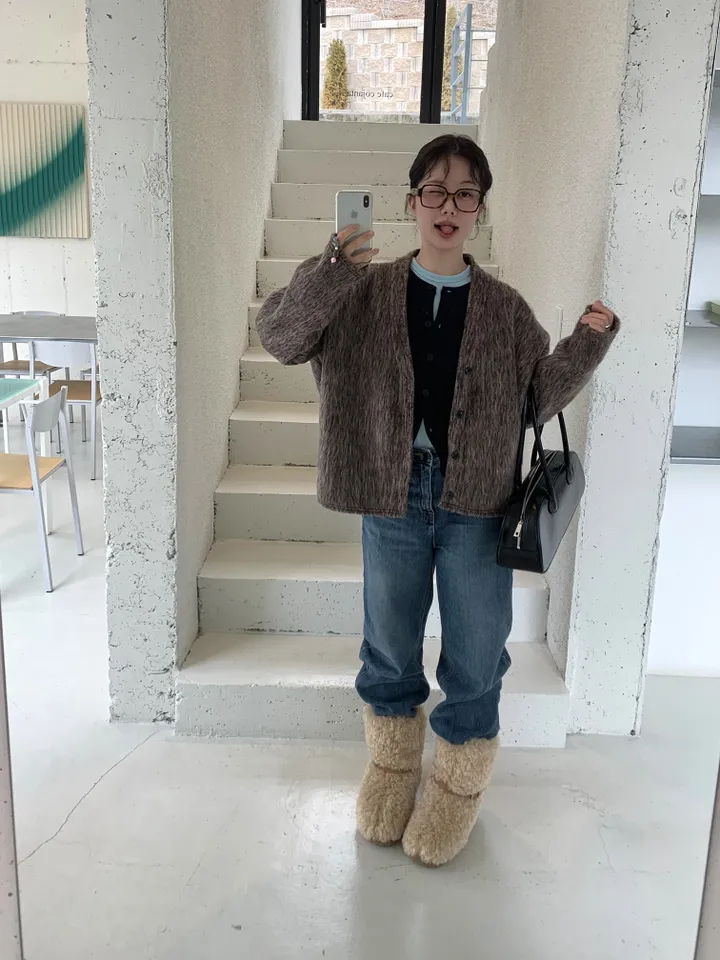 basic round cardigan (5color) 상세 이미지 47