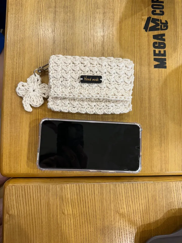 🧸나무야🧸 핸드메이드 카드지갑 커플우정지갑+클로버키링👛 상세 이미지 5