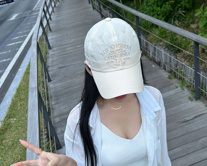 [묶음할인]여름 LA캡 나일론 바스락 데일리 물놀이 운동 볼캡 모자 5COLOR 5시이전 주문시 당일출고 가능! [KIT 바스락 볼캡 추가] 상세 이미지 7