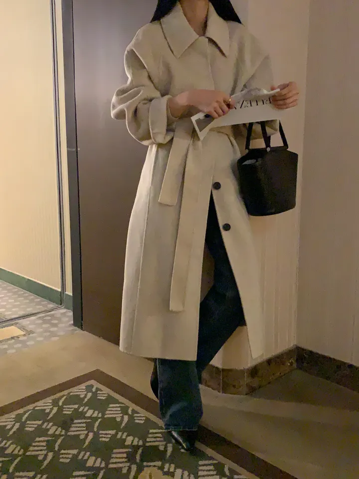 💗겨울신상/핸드메이드🛒💗 히든 핸드메이드 롱코트 (4color) 상세 이미지 21