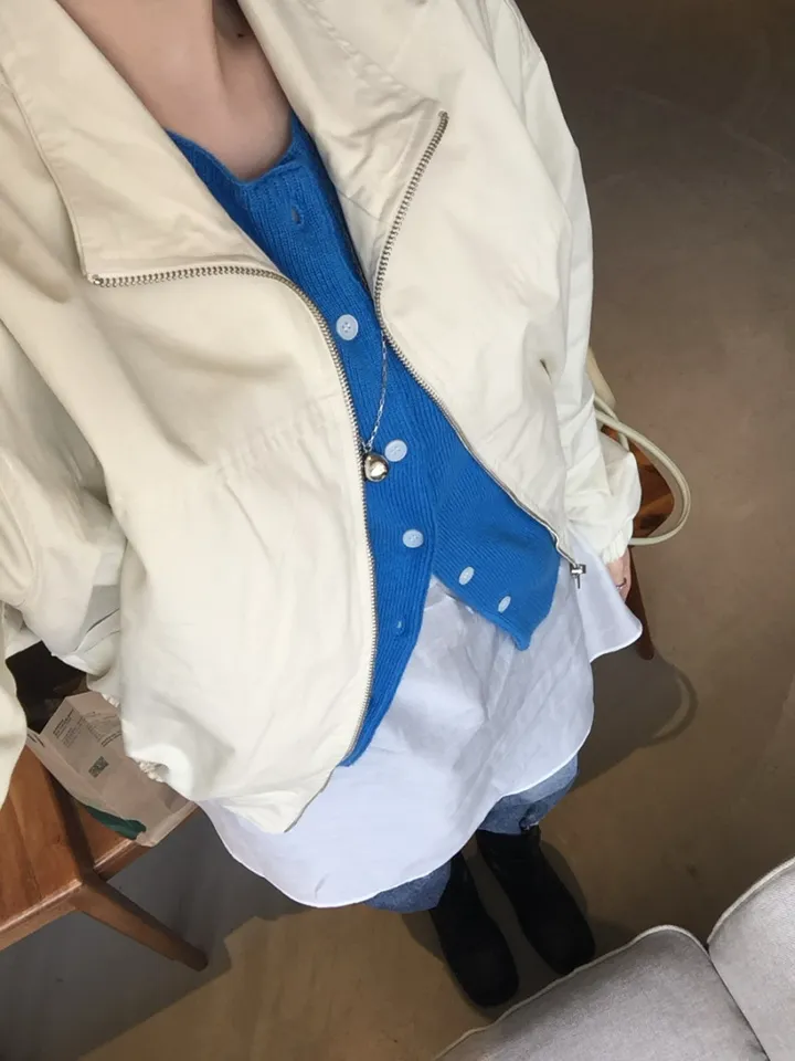[당일출고&반응폭주💙/시선주목✨]입술넥 울 니트 보트넥 가디건 상세 이미지 16