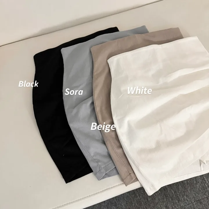 *들뜸X*쫀쫀보정핏🩷 비너스 셔링 스커트 - 4color / 속바지O 미니스커트 스커트 치마바지 치마 h라인 하이웨스트 스판 기본 데이트룩 하객룩 베이직 데일리 봄 봄옷 봄하의 상세 이미지 11