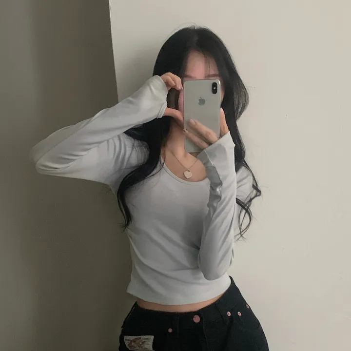 [간절기템!/여리핏🤍] 히피 셔링워머 크롭 긴팔, 이너티셔츠 - 4color 상세 이미지 30
