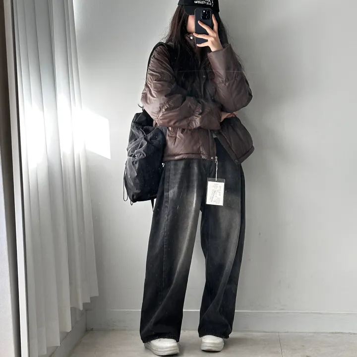 [최저가🔥] 꾸안꾸 강추! 루즈핏 패딩 점퍼 학생 대학생 데일리 데이트 캐주얼 캠퍼스 신상 특가 할인 봄 여름 가을 겨울 여행 수학여행 졸업 개강 졸사 하객룩 직장인 상세 이미지 15