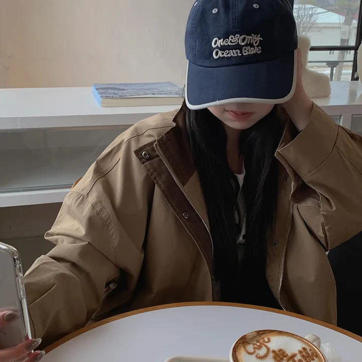 [봄야상💌] 마린 남녀공용 오버핏 배색 워크 야상 자켓 - Jk 상세 이미지 22