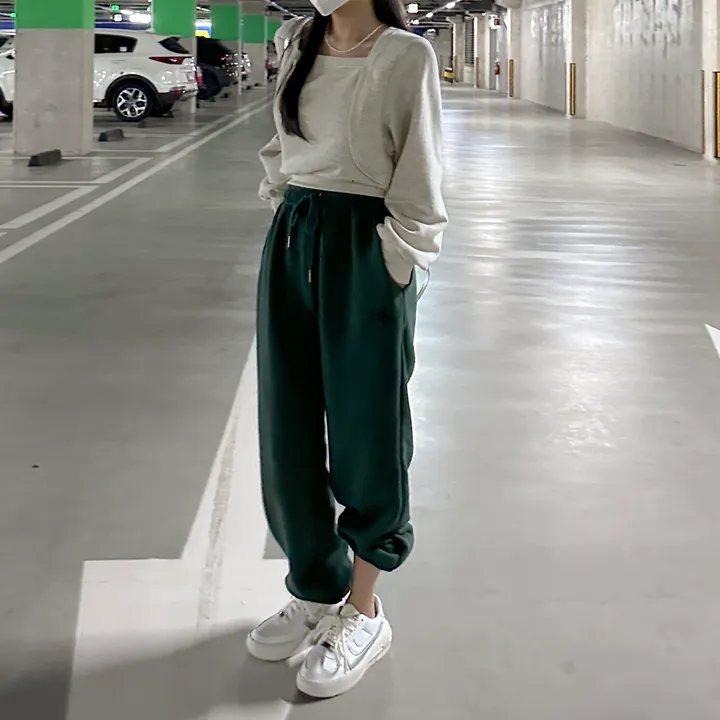 [8color/MADE] 하이퀄리티 웨하스 탄탄 와이드 조거팬츠 봄트레이닝 상세 이미지 137