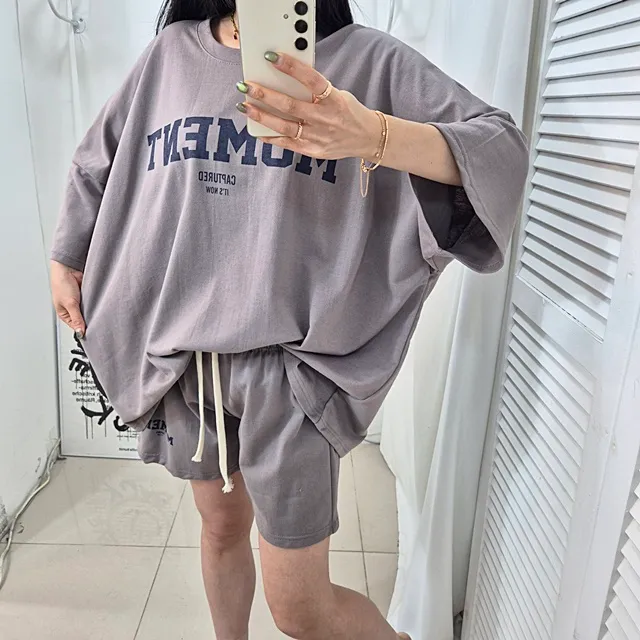[4COLOR/~3XL] 오버핏 모먼트 트레이닝세트 상세 이미지 27