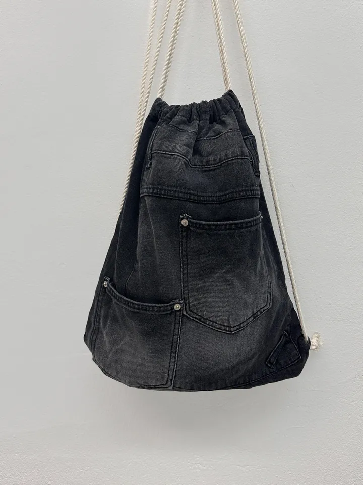 (주문폭주/당일출고) 데님 짐색 / COTI DENIM GYM SACK 상세 이미지 17