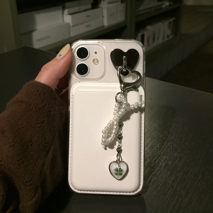 🍀2025 LUCKY drop heartchain clover phonecase 드롭하트체인 클로버 행운 폰케이스 상세 이미지 15