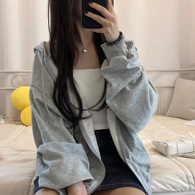 [기모ver.추가/특가할인중] 교복템강추 보호본능핏~  데일리 캐주얼 투웨이 발포 레터링 후드집업 상세 이미지 36