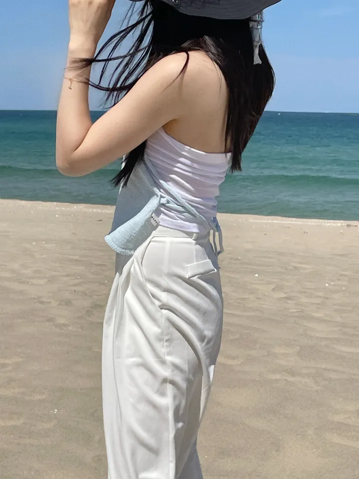 여성 사이즈 조절 와이드 벙거지 스트링 사파리 모자(2colors) 상세 이미지 3