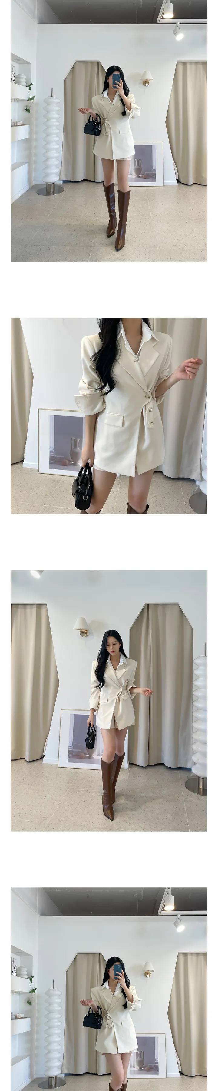 [최저가/당일출고] 라쉬 언발버튼 자켓 상세 이미지 22