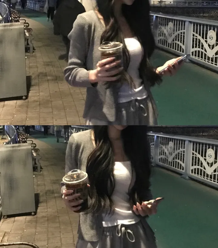 [색감깡패/MD소장템] 봄가을 데일리 실키 골지 긴팔 가디건 상세 이미지 11