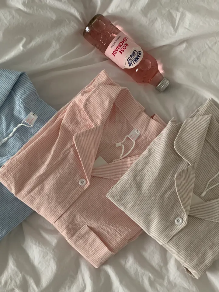 [자체제작][2size/4color] shirt pajamas set 커플잠옷 상세 이미지 36