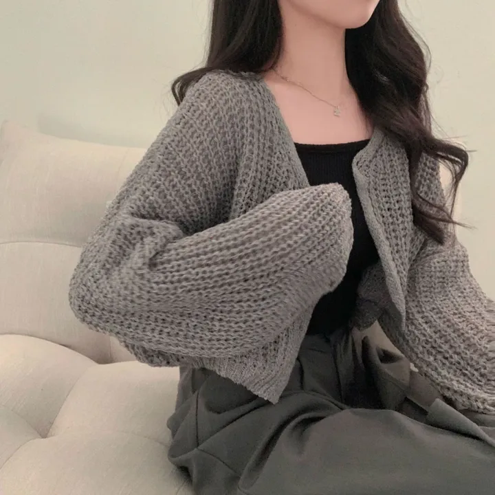 [아방🤍/new신상!]누가봐도 아방핏, 왕크롭 썸머 린넨 부클 원버튼 루즈핏 가디건 상세 이미지 44