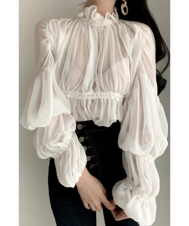 셔츠블라우스 쉬폰 블라우스 캐쥬얼 한국계 패션 오피스 비즈니스 OL 통근 세련된 룸 웨어 산책 코디 스포티 학생 통학 커플 쌍둥이 코디 상하 세트  두루두루 평상시 사용 부드러운 소재 모태 10대 20대 데이트  겨울 한 사이즈 호와 1761