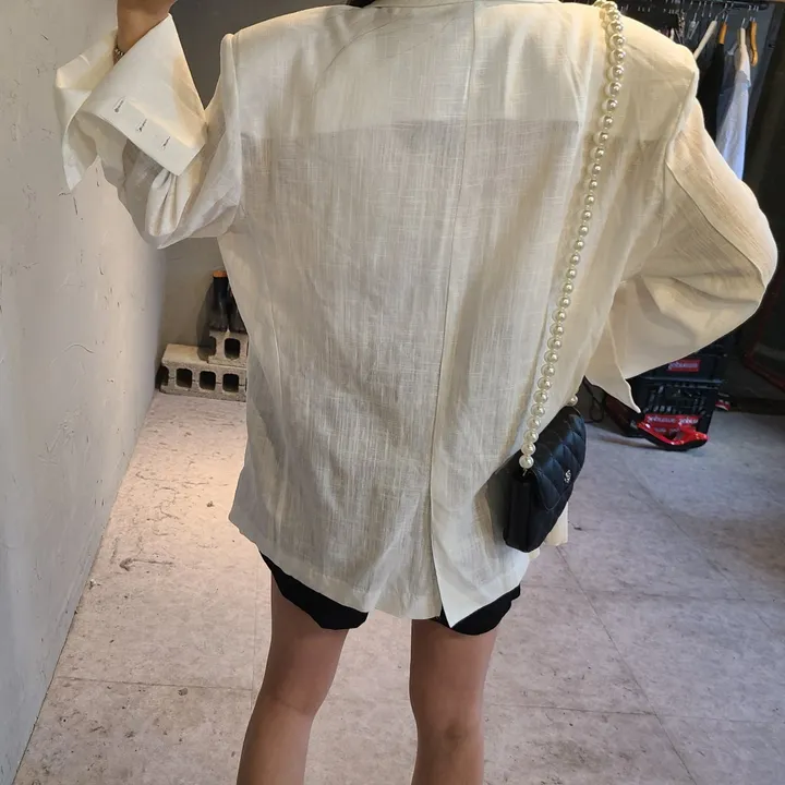 오버핏 대디 린넨자켓 상세 이미지 13