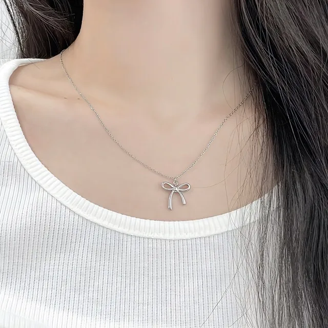 [변색없는] 리본 체리 써지컬스틸 목걸이🎀 상세 이미지 2