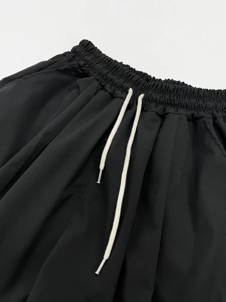 (UNISEX) 머니 나일론 더블 핀턱 스트링 벌룬 PT / 오버핏 와이드 밴딩 트레이닝 벌룬핏 팬츠 바지 와이드팬츠 벌룬팬츠 트레이닝팬츠 나일론팬츠 나일론바지 간절기 봄 여름 상세 이미지 37